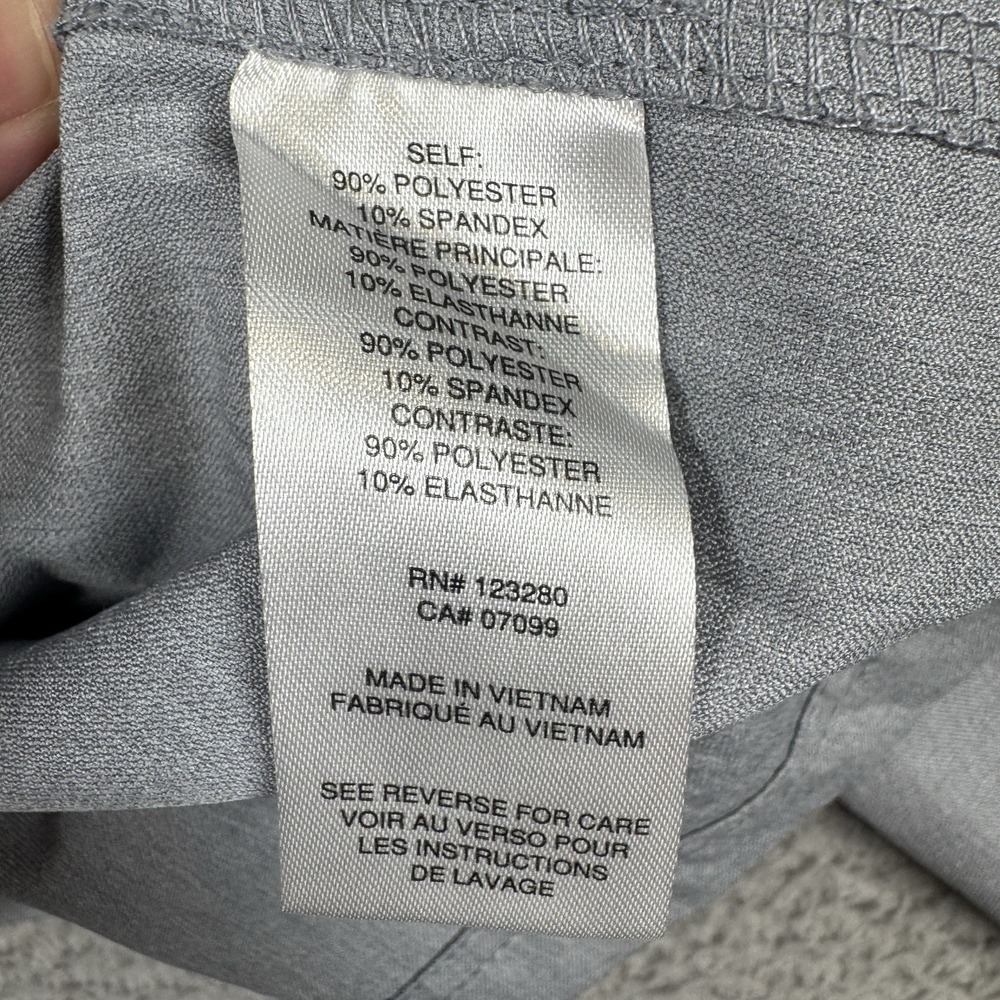 Travis Mathew Skyview Hoodie Mens XXL Heather Sleet Gray Quarter Zip Golf LOGO - Picture 10 of 14